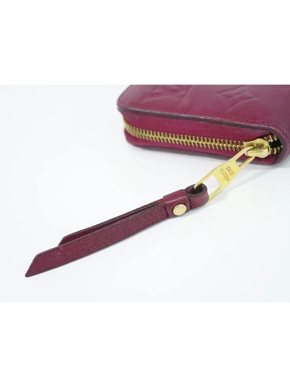 Louis Vuitton LV Zippy Wallet Monogram Empreinte Leather Raisin Purple